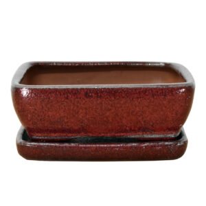 Red Ceramic Pot