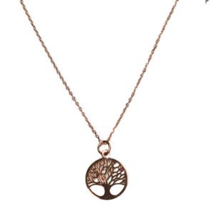 Rose Gold Tree of Life necklace