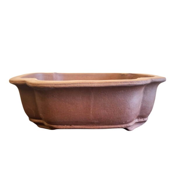 Unglazed bonsai tray